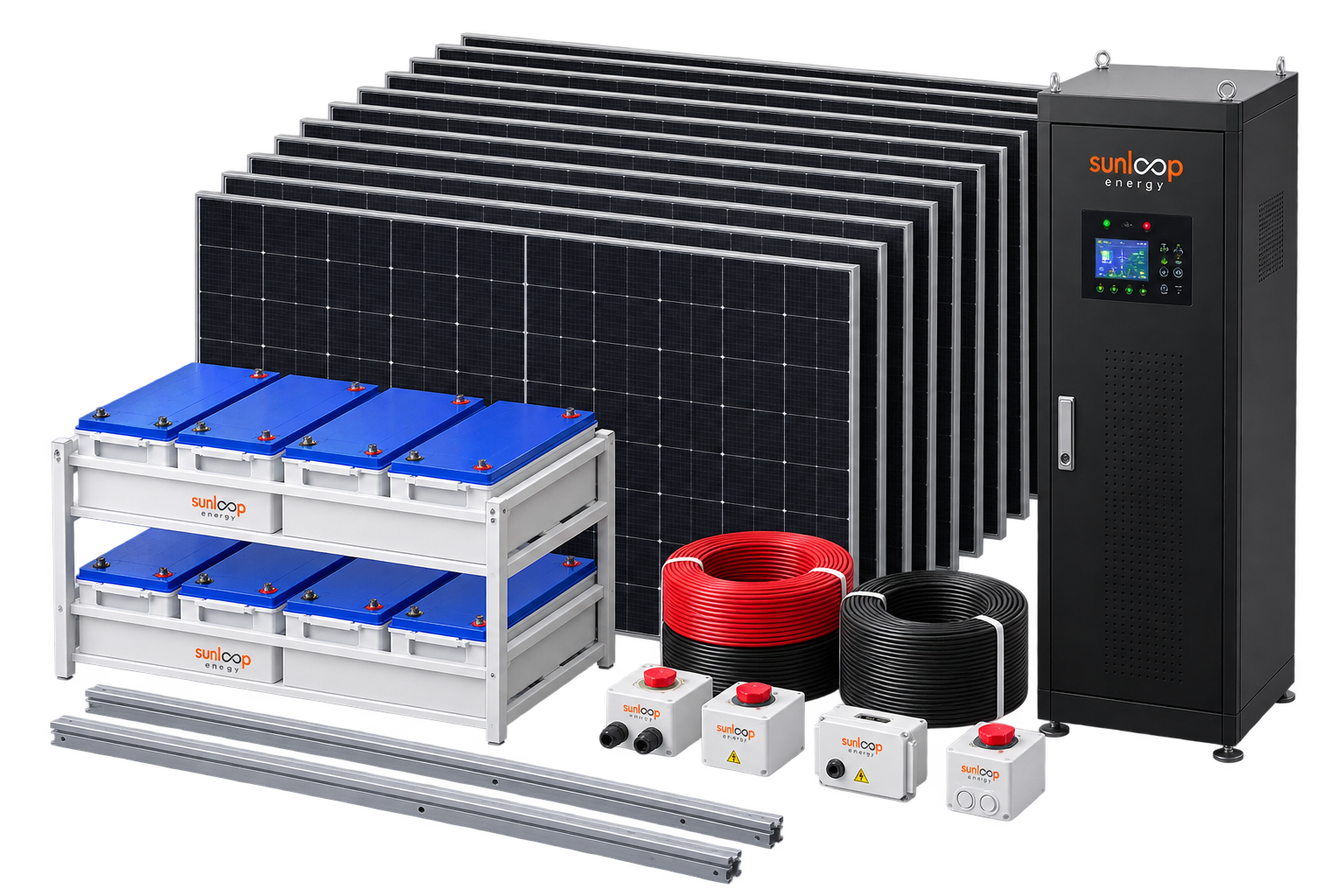 5 kW – 500 kW Off-Grid Commercial Solar System